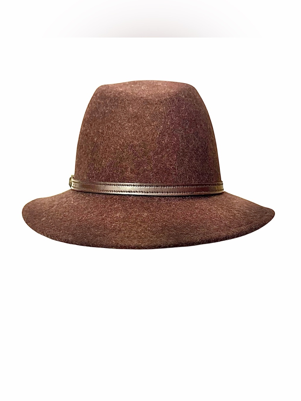 Charter Club Brown Wool Fedora Hat Men’s Made in Italy 100% Wool WPL8046 Size 7
